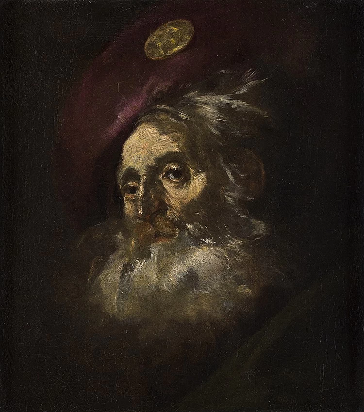 Testa di uomo con cappello